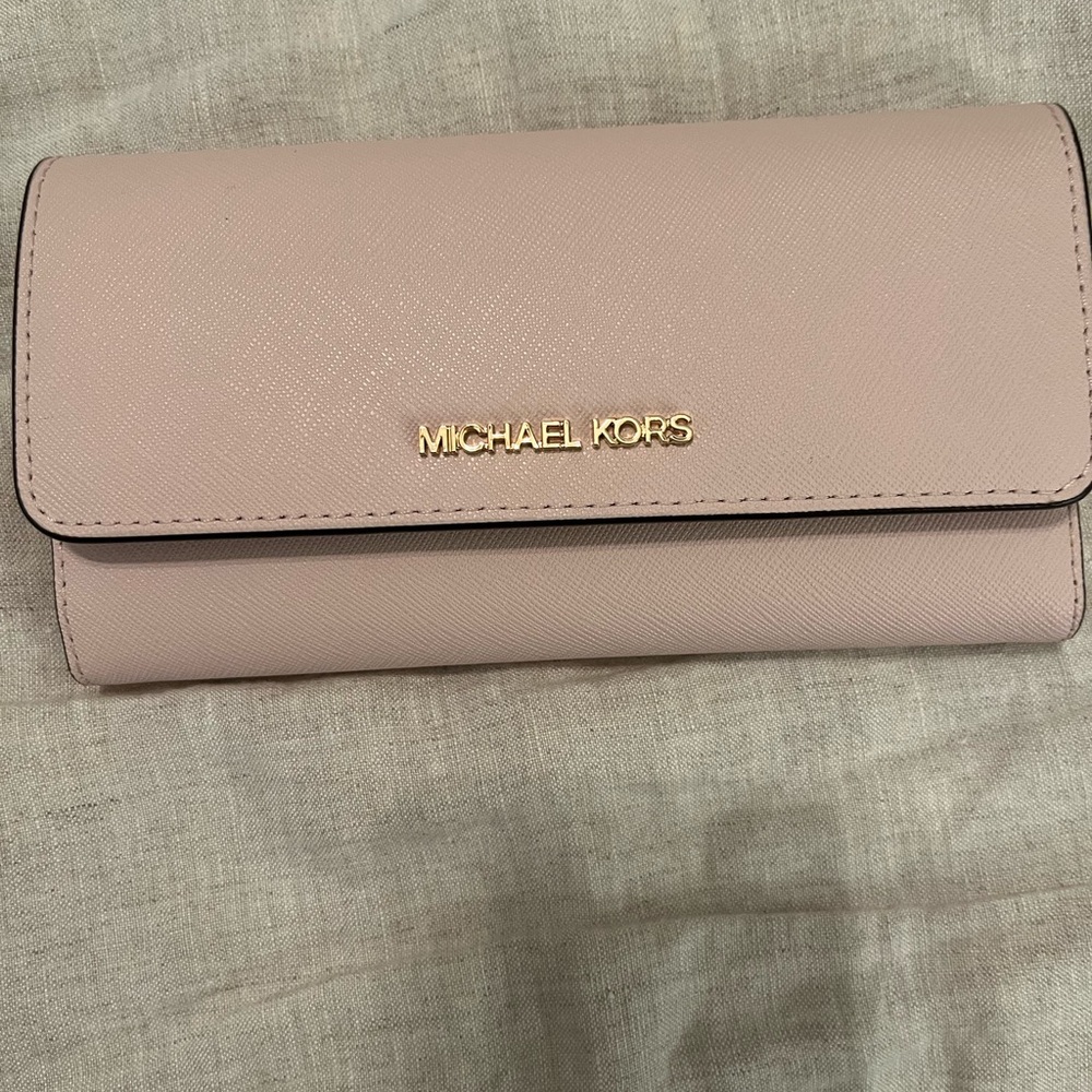 Michael Kors Pink Leather Wallet